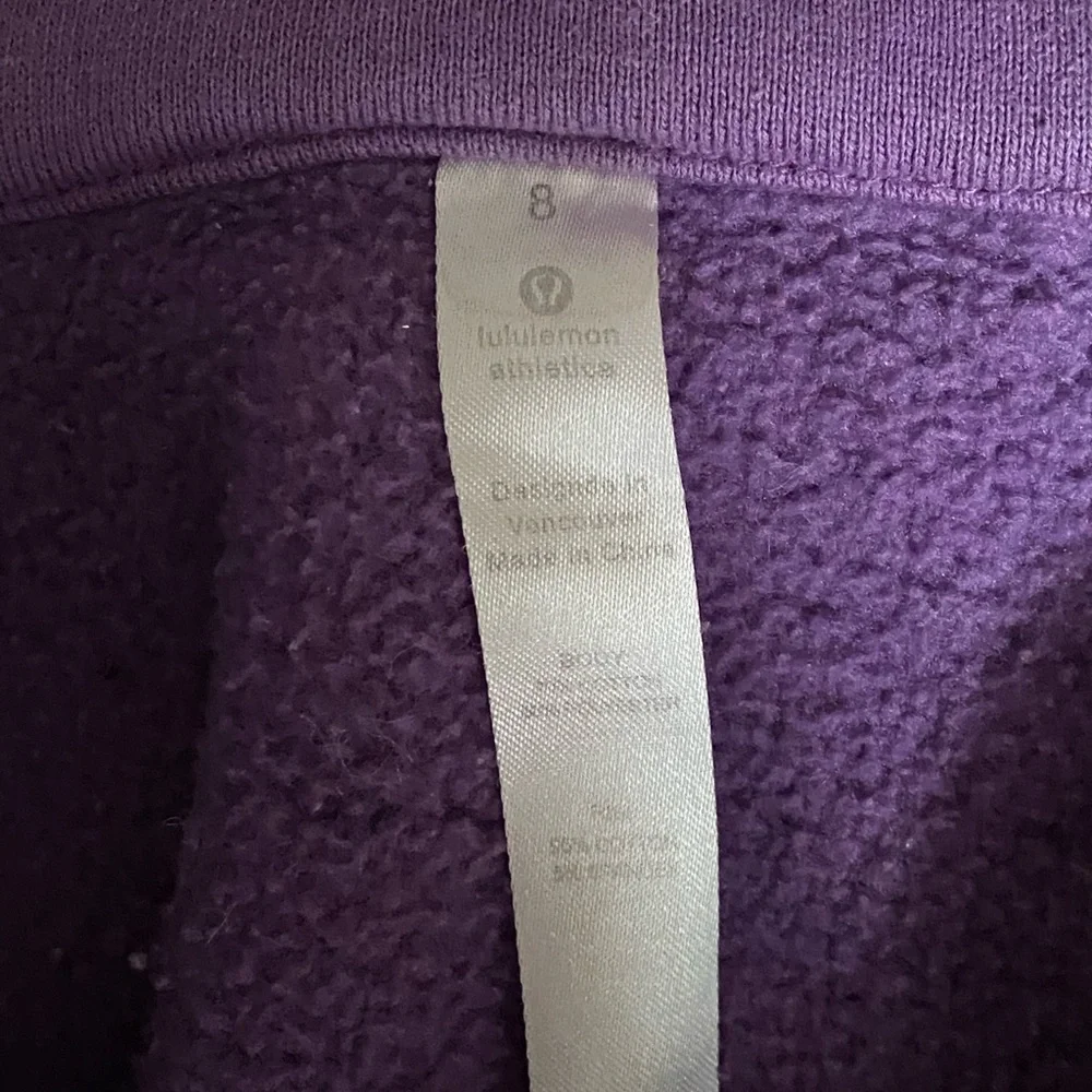 purple lululemon zip up hoodie - Picture 4 of 4